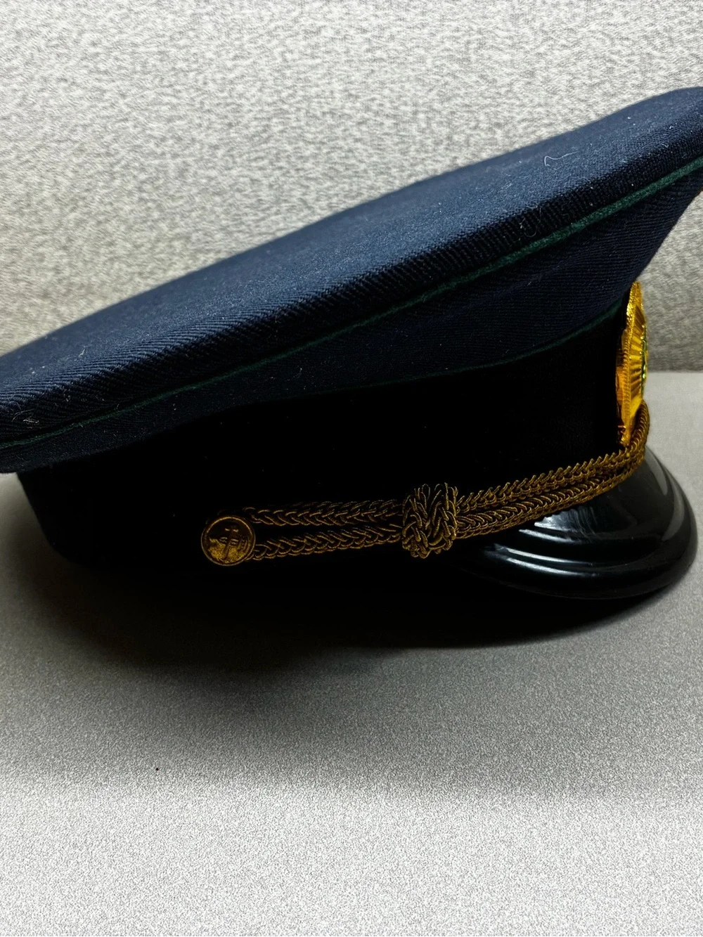 VTG SOVIET Uniform Military Officer Visor Cap size 56 Railroad Railways USSR